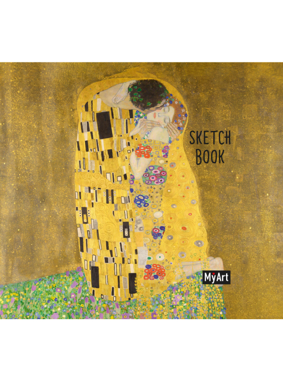 Квадратный скетчбук. Густав Климт