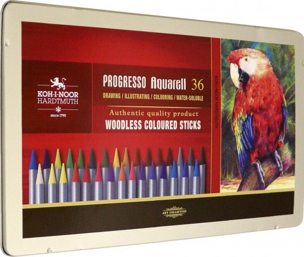 Карандаши цветные "Koh-I-Noor. Progresso Aquarell", 36 цветов