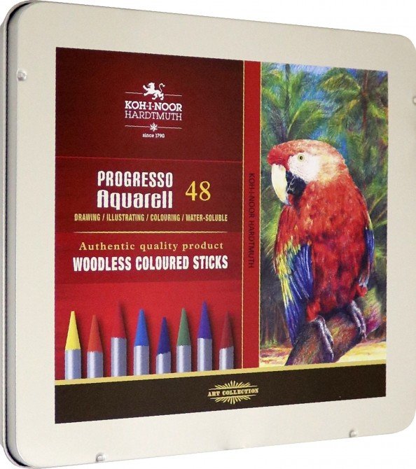 Карандаши цветные "Koh-I-Noor. Progresso Aquarell", 48 цветов