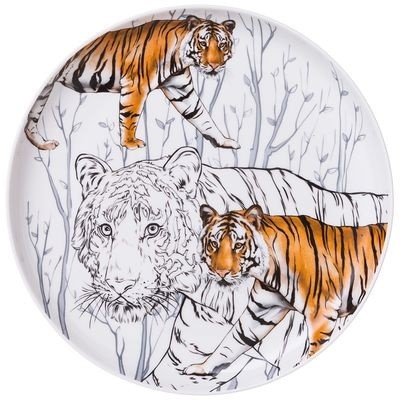 Тарелка закусочная "Animal world. Тигр", 20,5 см