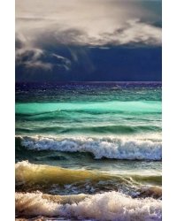 Набор алмазной мозаики "Море", 34х50 см, 54 цвета