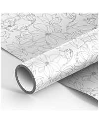 Упаковочная бумага "Magnolias", глянец, 70x100 см, 90 г/м2