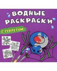 Водные раскраски с секретом. Паучок