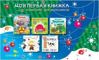 Комплект книг для мальчика. Моя первая книжка (количество томов: 5)