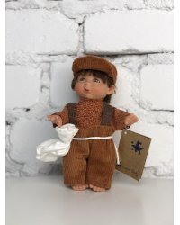 Кукла Джестито, мальчик, в оранжевом, 18 см