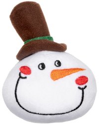 Игрушка для собак Triol New Year "Снеговик в шляпке" (цвет: белый), 6,5/11x8x3,5 см