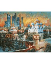 Живопись на холсте. В тиши уходящего дня, 40x50 см