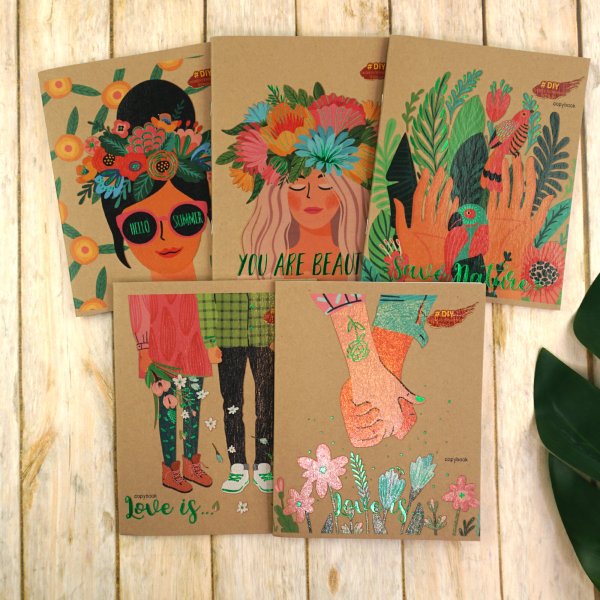 Тетрадь DIY Collection. Beautiful, А5, 48 листов, клетка