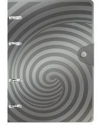 Тетрадь на кольцах "Illusion. No 4", А5, 120 листов
