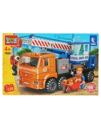 Конструктор "КамАЗ. Кран", 120 деталей