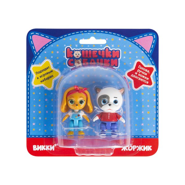 Фигурки "Викки и Жоржик", 5,5 см