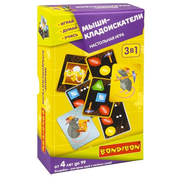 Обложка книги «Настольная игра. Мыши-кладоискатели», ISBN 4895136055088