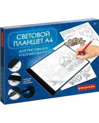 Световой планшет для рисования и копирования, 6 трафаретов