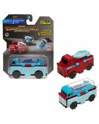 Автовывернушки Transcar Double "Дельфино-кар – Автовоз с лодкой", 8 см