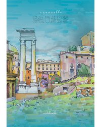 Записная книжка "Город. Акварель", А5, 80 листов, клетка