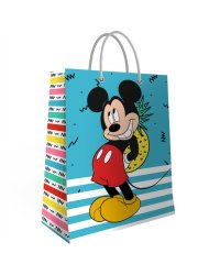 Пакет подарочный большой "Mickey Mouse. Мики с ананасом", 455х330х100 мм