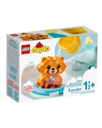 Конструктор LEGO DUPLO "Приключения в ванной. Панда на плоту", 5 деталей
