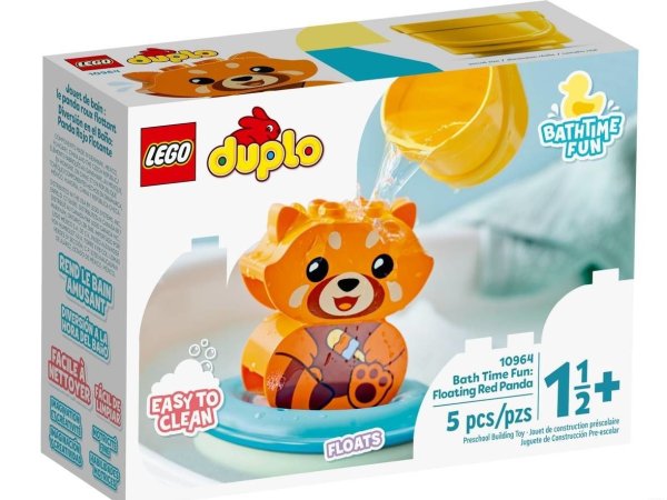 Обложка книги «Конструктор LEGO DUPLO "Приключения в ванной. Панда на плоту", 5 деталей»
