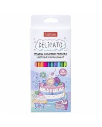 Карандаши цветные "Delicato", 12 цветов