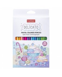 Карандаши цветные "Delicato", 18 цветов