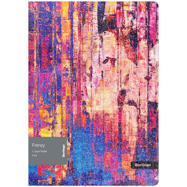 Папка-уголок "Frenzy", 200 мкм, А4