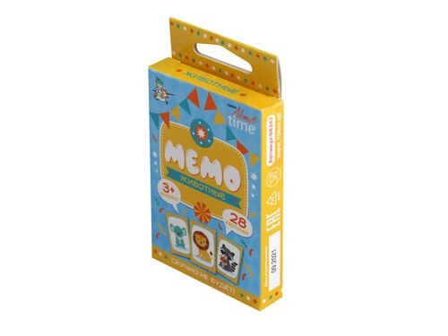 Игра настольная МЕМО "Животные. АКТИВ time"