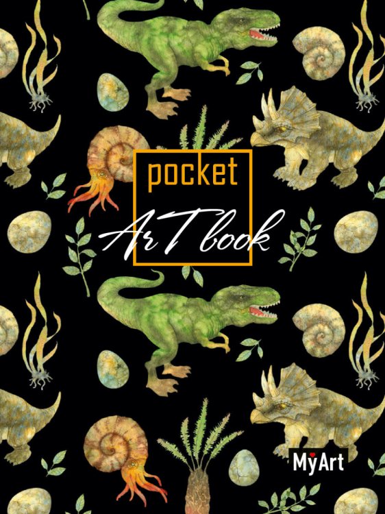 Pocket art book. Динозавры