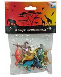 Набор динозавров "В мире животных", 12 штук