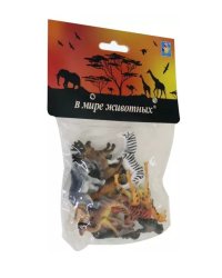Набор игровых фигурок "Животные", 12 штук, 5 см, арт. Т50463