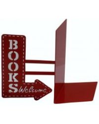 Держатель для книг "BookShop", красный