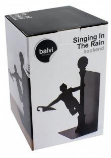 Обложка книги «Держатель для книг "Singing In The Rain", черный», ISBN 8430306268170
