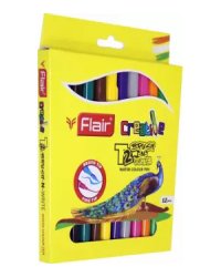 Фломастеры двусторонние "Creative", акварельные, 12 цветов