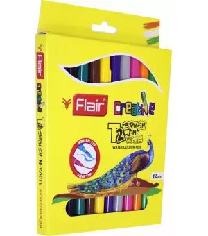 Фломастеры двусторонние "Creative", акварельные, 12 цветов