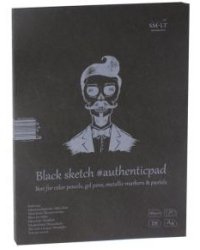 Альбом для рисования. Authentic Black, А4, 30 листов