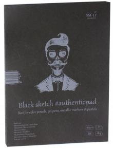 Обложка книги «Альбом для рисования. Authentic Black, А4, 30 листов»