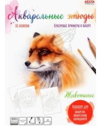 Раскраска Животные, А4, 10 листов