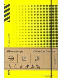 Скетчбук "Off-yellow Dot", А5+, 80 листов