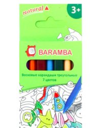 Набор цветных восковых карандашей Baramba, 7 цветов