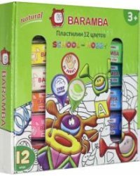Набор цветного пластилина Baramba, 12 штук