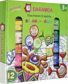 Набор цветного пластилина Baramba, 12 штук Набор цветного пластилина Baramba, 12 штук