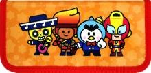 Пенал. Brawl Stars. Поко, Амбер, Мистер П, Макс