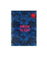 Тетрадь на кольцах "Neon tropics", А4, 120 листов, клетка