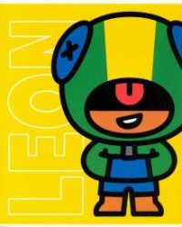 Тетрадь "Brawl Stars. Leon", 48 листов, клетка