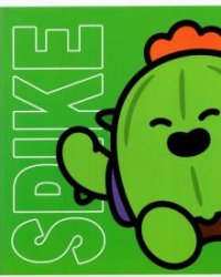 Тетрадь "Brawl Stars. Spike", 48 листов, клетка