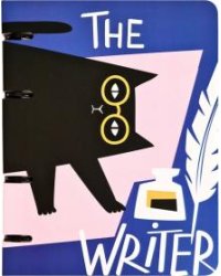 Тетрадь на кольцах "Writer. Кот", А5, 120 листов, клетка
