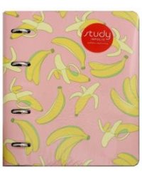 Тетрадь на кольцах "Banana. Розовый", 175х212 мм, 120 листов, клетка