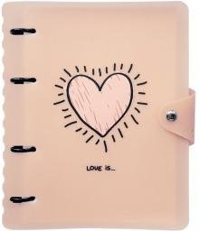 Тетрадь на кольцах "Love is", 212х173 мм, 120 листов, клетка