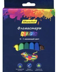Фломастеры "Metallic. Джинсовая коллекция", 6 цветов