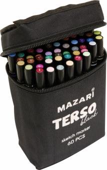 Обложка книги «Набор маркеров для скетчинга TERSO BLACK, 60 цветов», ISBN 4680527112729