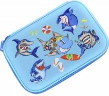 Пенал. Funny sharks